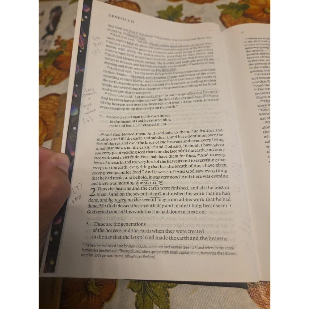 ESV Daily Reading Bible, Hardcover, Black Letter Text by Crossway Bibles